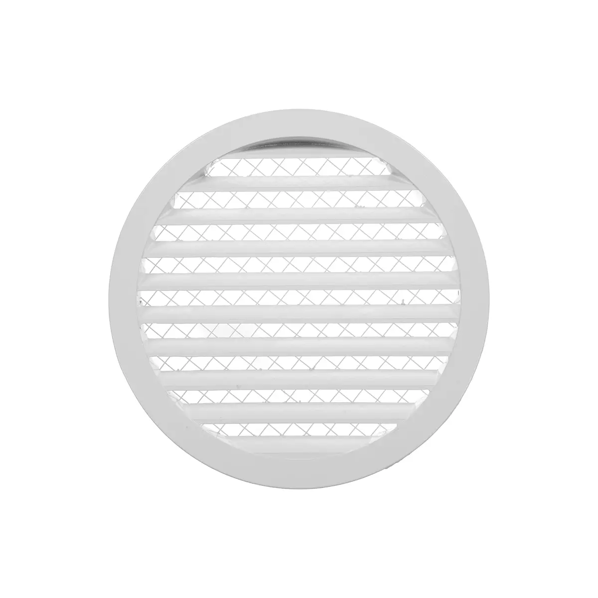 Repa Market 10 Inch (25.4 cm) White Aluminum Alloy Gable Vent with Mesh Screen | Heavy-Duty Outdoor Air Return Grille - main product image