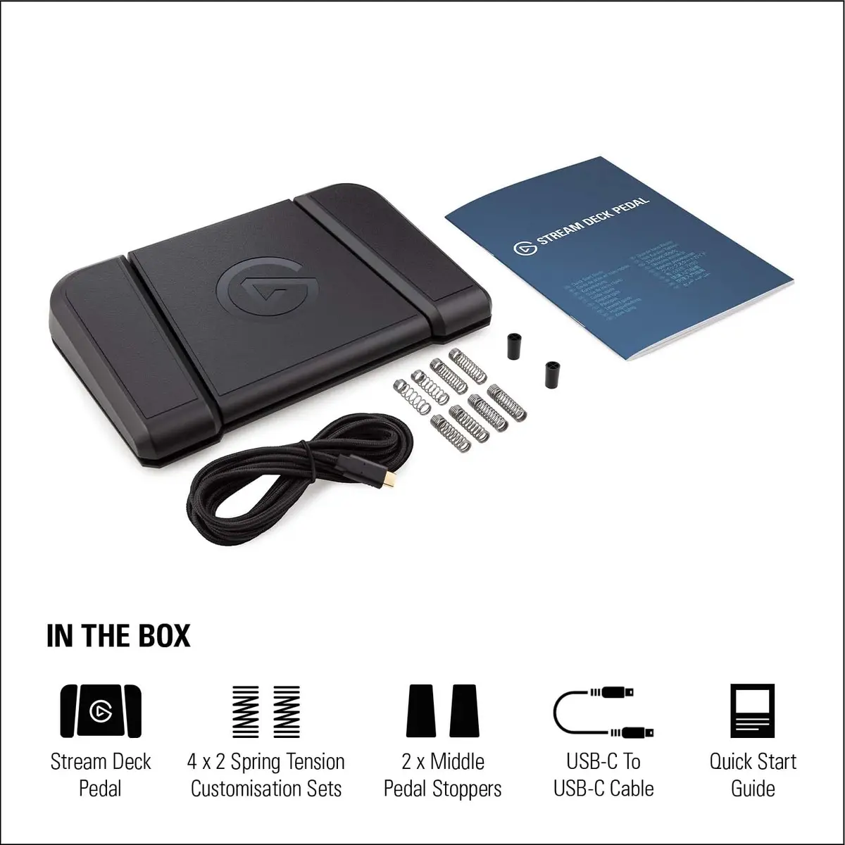 Elgato Stream Deck Pedal, 3 Hands-Free Macro Footswitches | Customizable, Hands-Free Control for Streaming & Apps - view 9