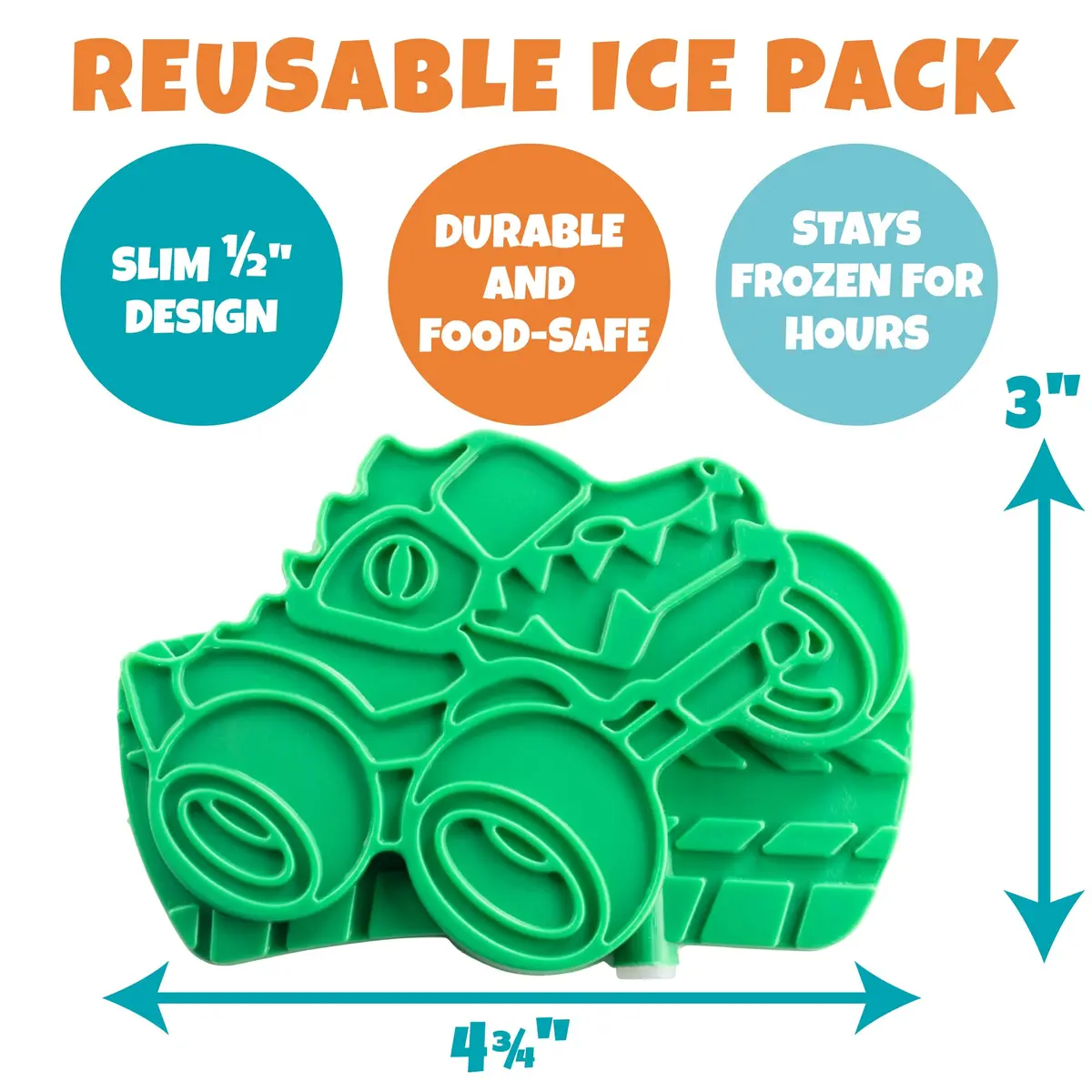 Bentology Kids Insulated Lunch Box Set with Thermos Food Jar & Ice Pack | Food Safe, BPA-Free, 10 x 8 x 3 inches - view 4