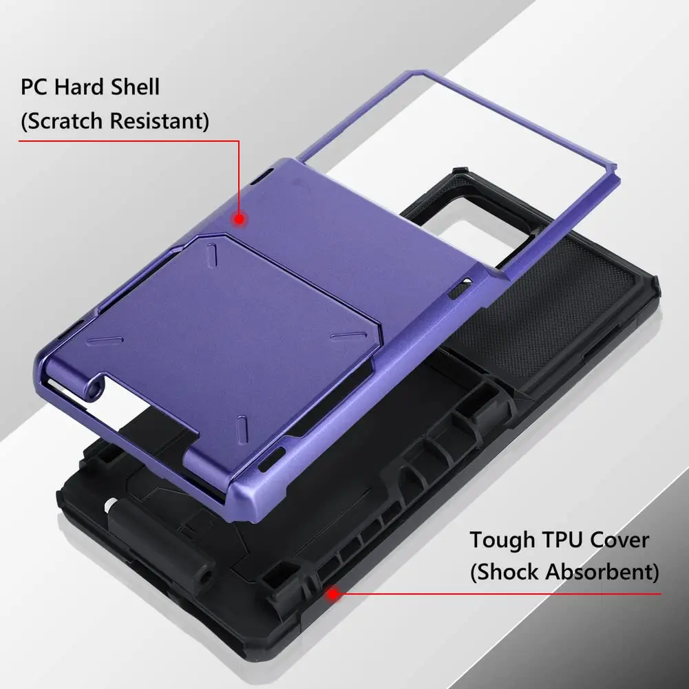 Marphe Wallet Case for Samsung Galaxy S22 Ultra with 4 Card Credit Holder | Double-Layer Shockproof & Card Slot - view 4