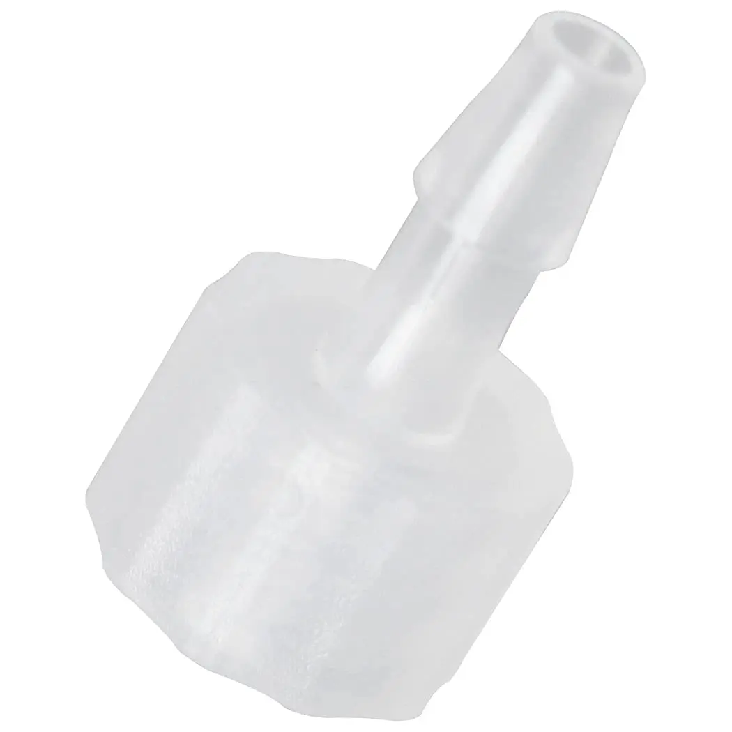 MEETOOT 10pcs Luer-to-Barb Adapter Male Luer with Lock Ring 1/8" Hose Barb Screw for Laboratory & Food Machinery - view 3
