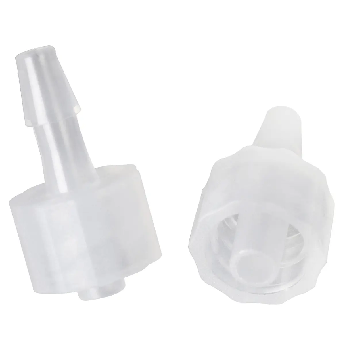 MEETOOT 10pcs Luer-to-Barb Adapter Male Luer with Lock Ring 1/8" Hose Barb Screw for Laboratory & Food Machinery - view 4