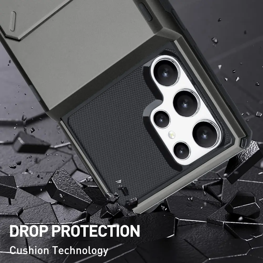 Marphe Wallet Case for Samsung Galaxy S22 Ultra | Card Slot & Heavy Duty Protection - view 3