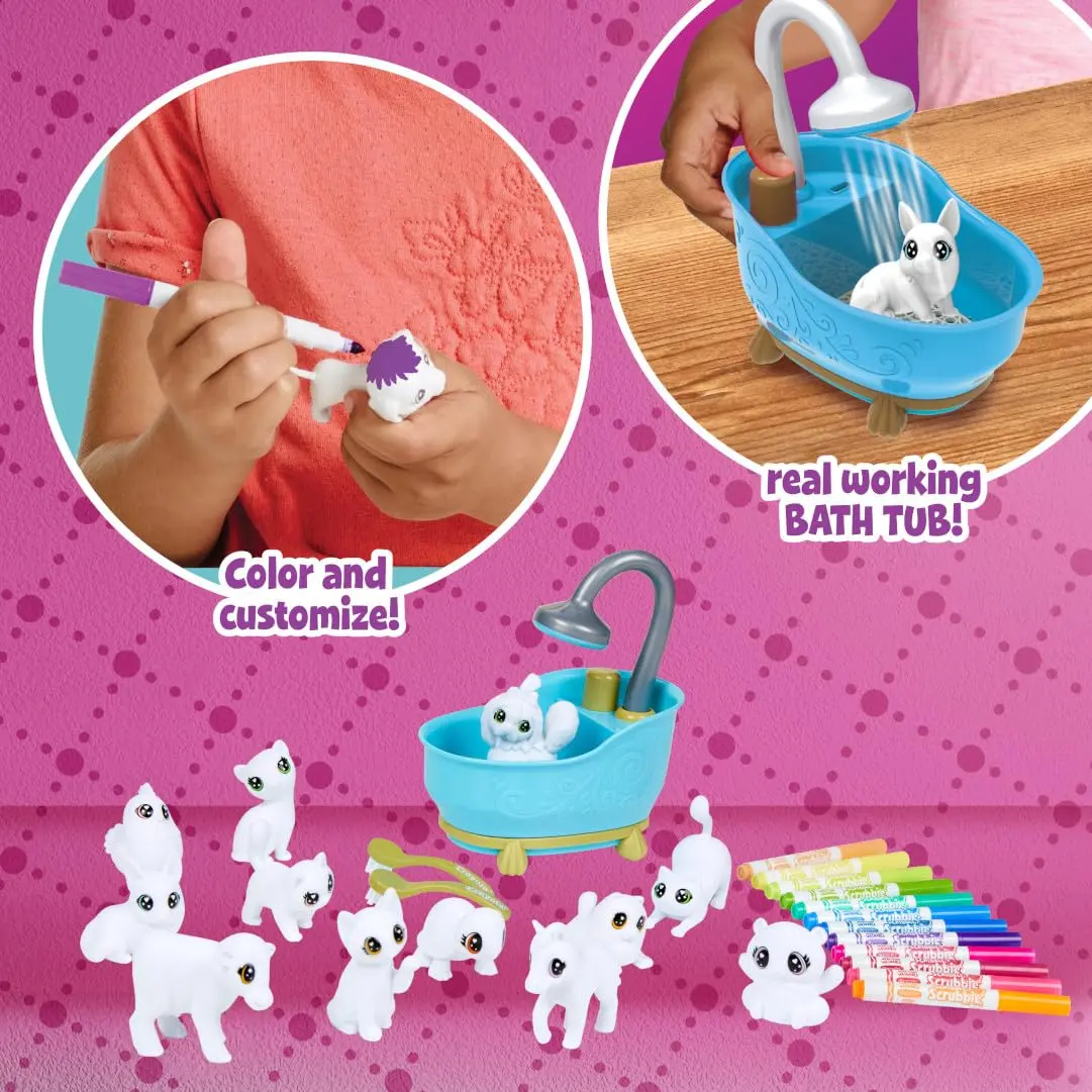 Crayola Scribble Scrubbie Pets Mega Set (25+ pcs) | Reusable Animal Toy for Kids 3+ - view 7