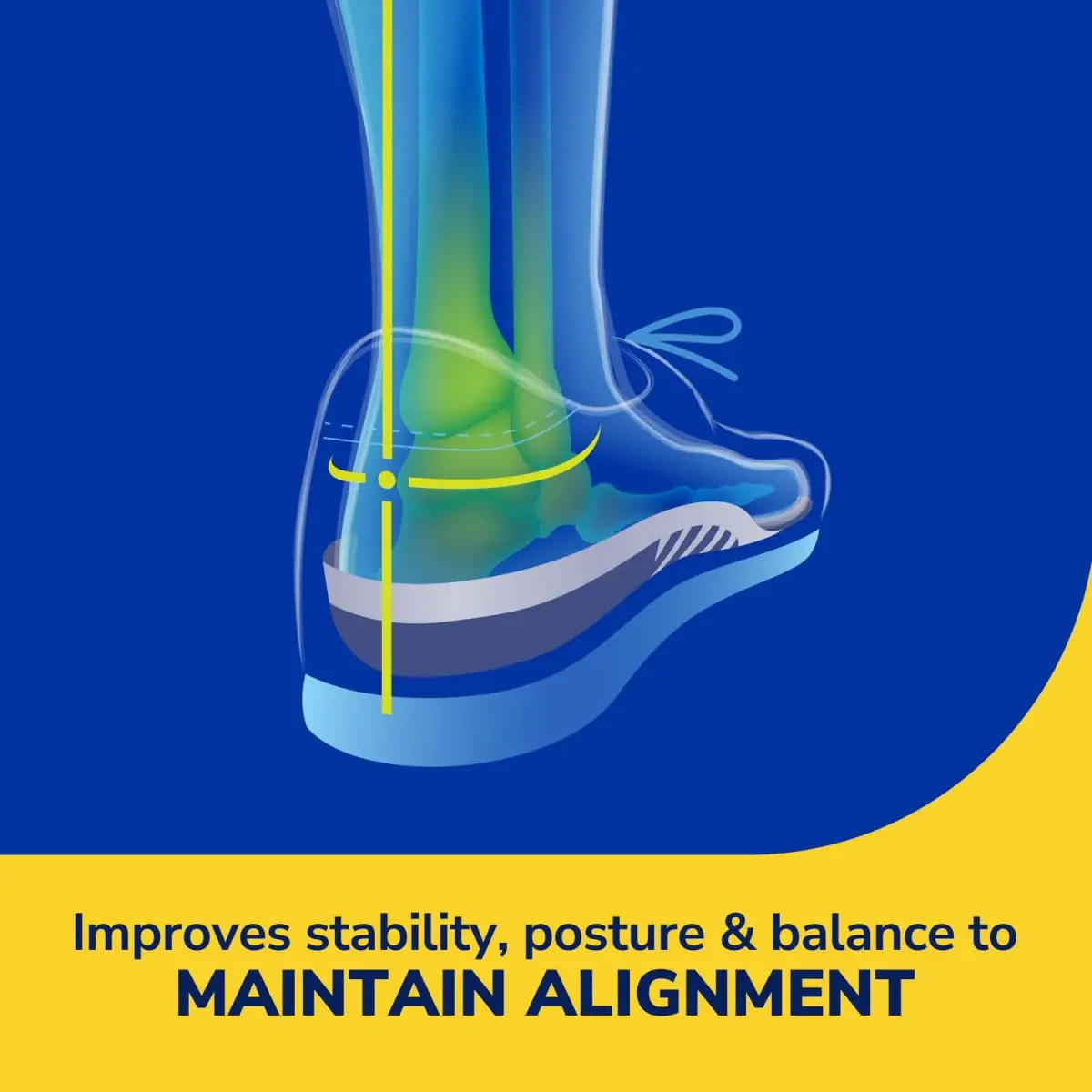 Dr. Scholl's Stability Support Insoles for Men, Size 8-14 (Gray) | FDA Approved Arch Support - view 2