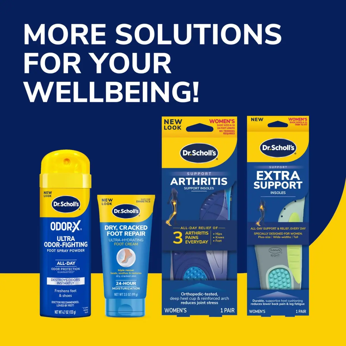 Dr. Scholl's Stability Support Insoles for Women, Size 6-10 (170g / 5.9oz) | FDA Approved Arch Support - view 8