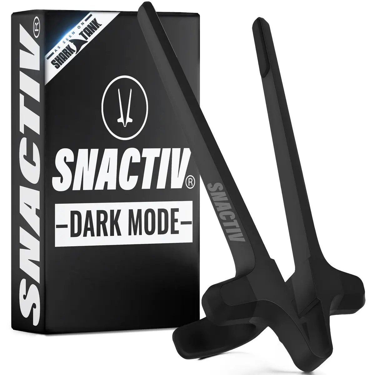 SNACTIV PRO Finger Chopsticks for Gamers - Black, 1 Unit | Mess-Free Snacking Solution - main product image