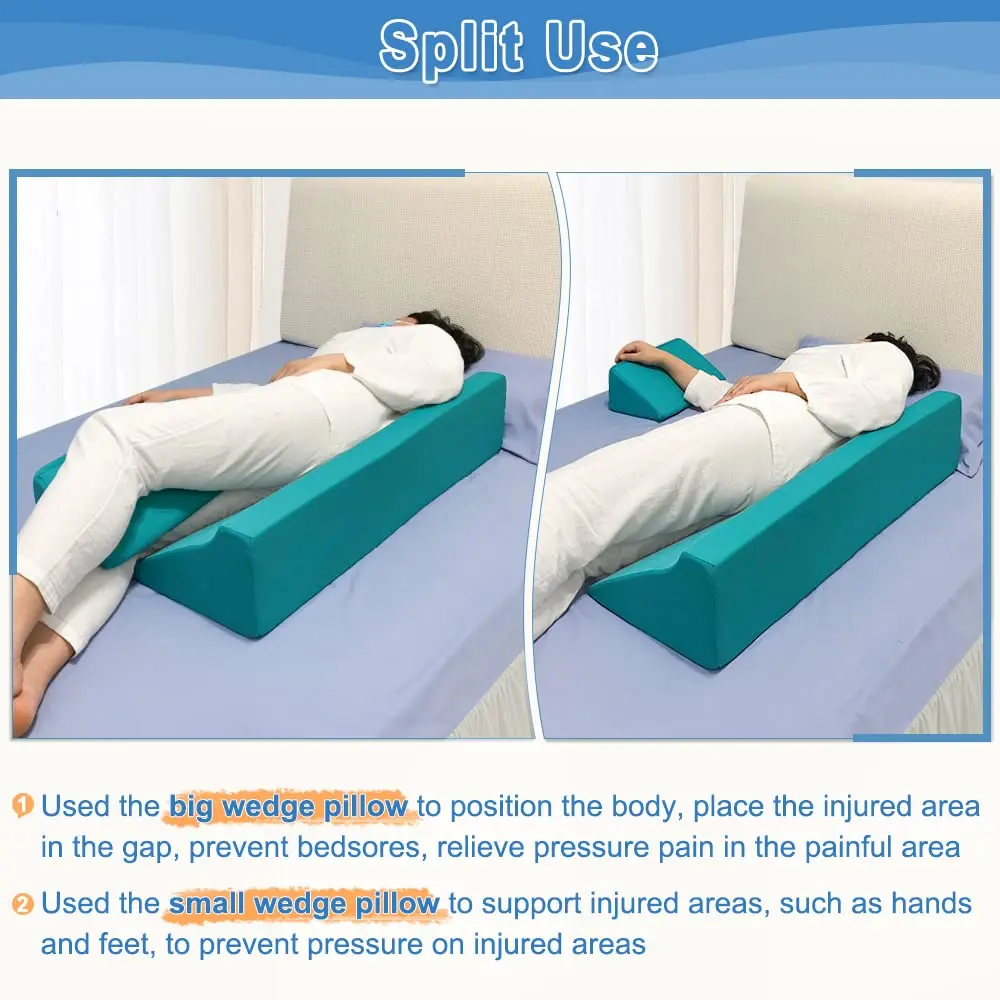 Mistuki Detachable Wedge Pillow for Side Sleepers & Bedridden Patients 86.4cm (34.2 inches) | Prevents Bedsores & Pressure Ulcers - view 3