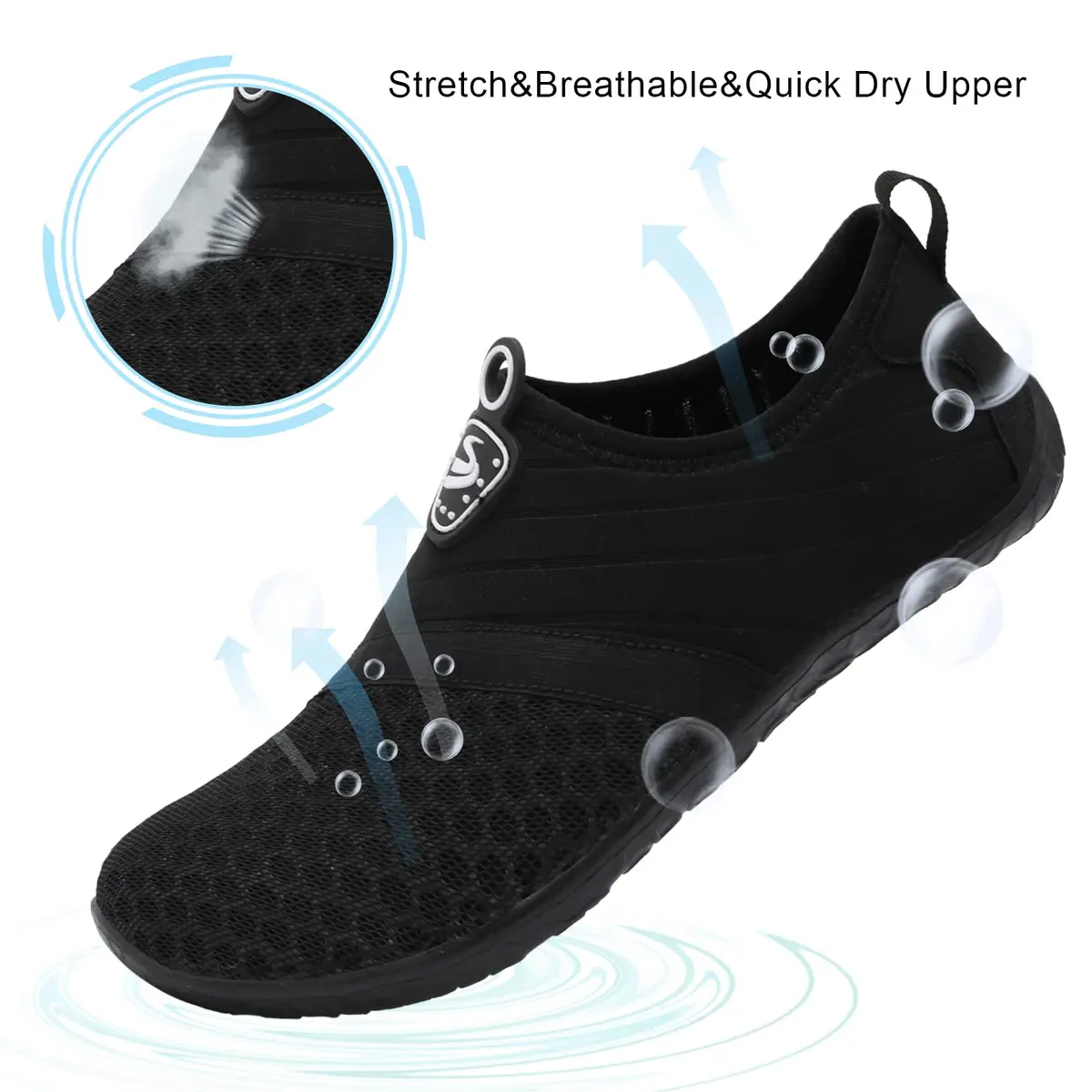 Spesoul Water Shoes Breathable Quick Dry Barefoot Aqua Socks for Pool & Beach 8-9 Women/6.5-7 Men | Outdoor Water Sports - view 4
