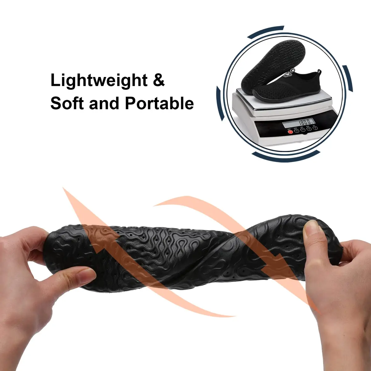 Spesoul Water Shoes Breathable Quick Dry Barefoot Aqua Socks for Pool & Beach 8-9 Women/6.5-7 Men | Outdoor Water Sports - view 6