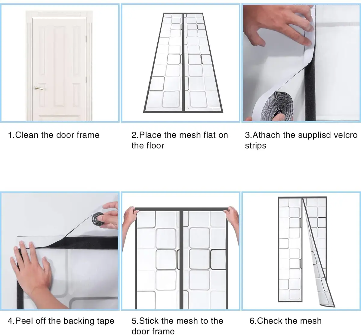 Alyseldy Magnetic Insulated Door Curtain 80.7" x 35.4" | Energy Saving & Easy Install for Doors up to 34" x 80" - view 4