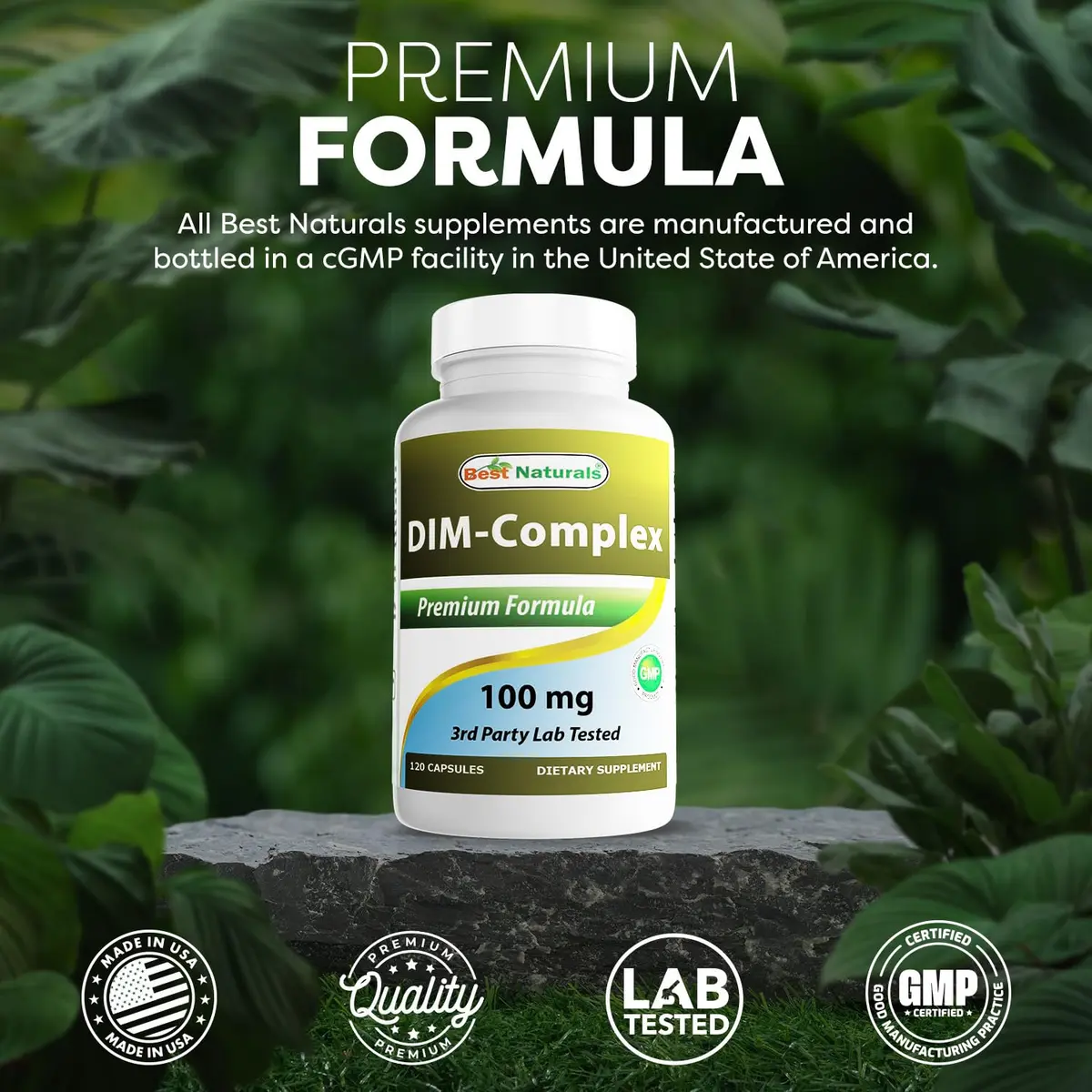 Best Naturals DIM Complex 100 mg 120 Capsules | Supports Hormonal Balance & Detox in India - view 5