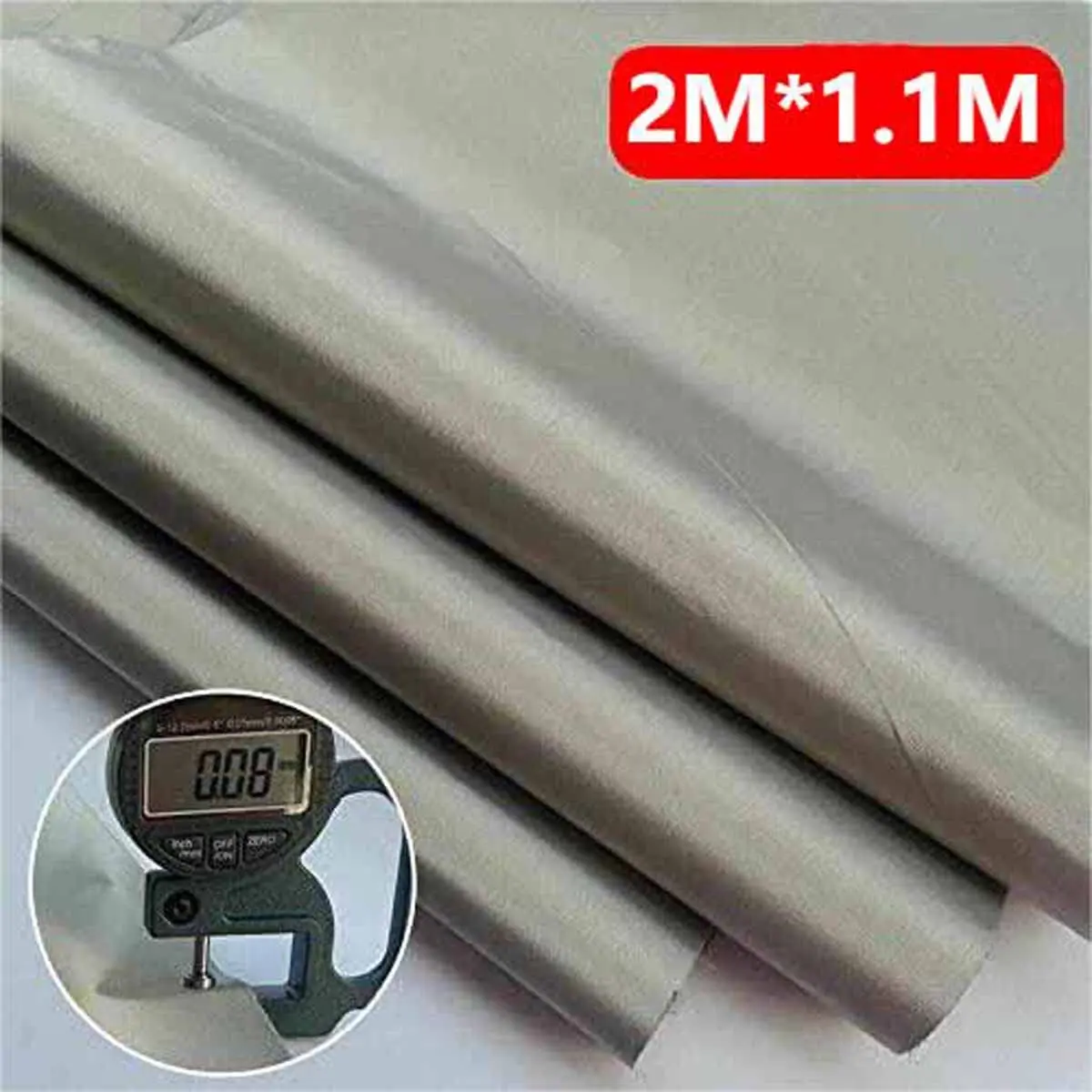 EMF Shielding Fabric 2m x 1.1m (79 x 43 Inch) | Copper Nickel Polyester Blend for Anti-Radiation and Signal Blocking - view 4