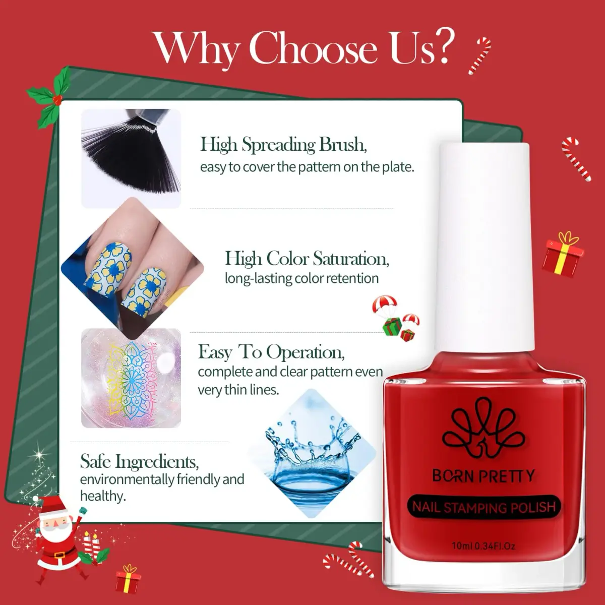 Born Pretty 12 Colors Gel Nail Polish Set | Perfect Transfer & Long-Lasting Manicure - view 6