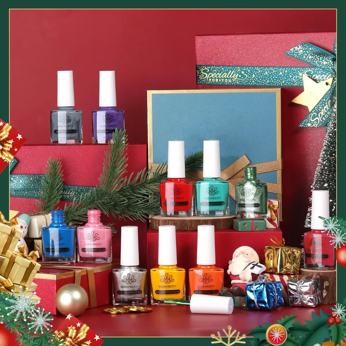 Born Pretty 12 Colors Gel Nail Polish Set | Perfect Transfer & Long-Lasting Manicure - view 7