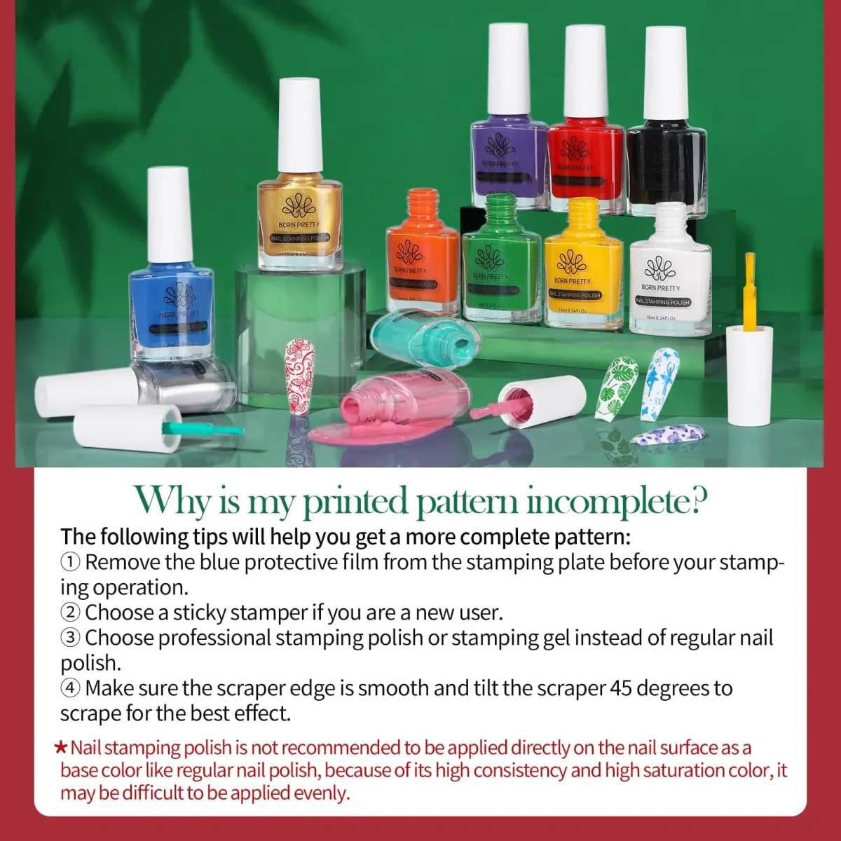 Born Pretty 12 Colors Gel Nail Polish Set | Perfect Transfer & Long-Lasting Manicure - view 9