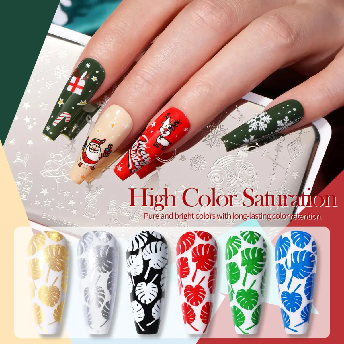 Born Pretty 12 Colors Gel Nail Polish Set | Perfect Transfer & Long-Lasting Manicure - view 3