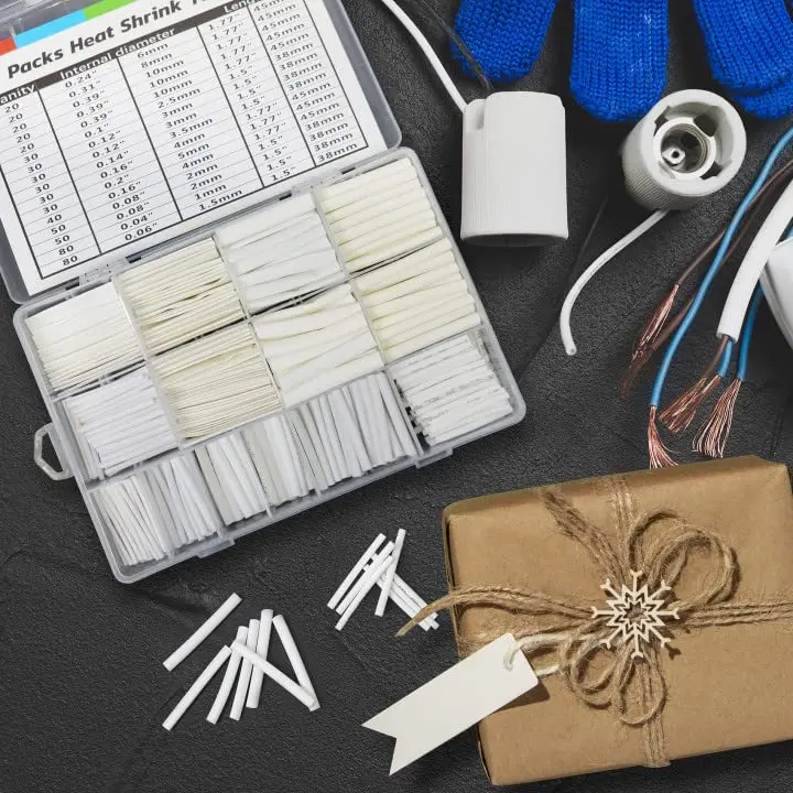 ASHINER 580PCS White Heat Shrink Tubing Kit | Durable Electrical Insulation & Repairs - view 7