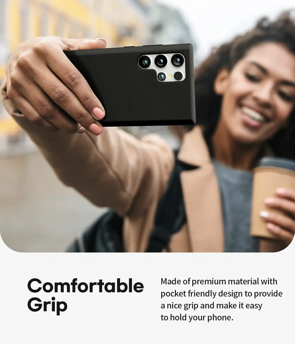 GOOSPERY Liquid Silicone Compatible with Samsung Galaxy S22 Ultra Case, Silky-Soft Touch Full Body Protection Shockproof Cover Case with Soft Microfiber Lining (Black) | Full Coverage Shockproof - view 5
