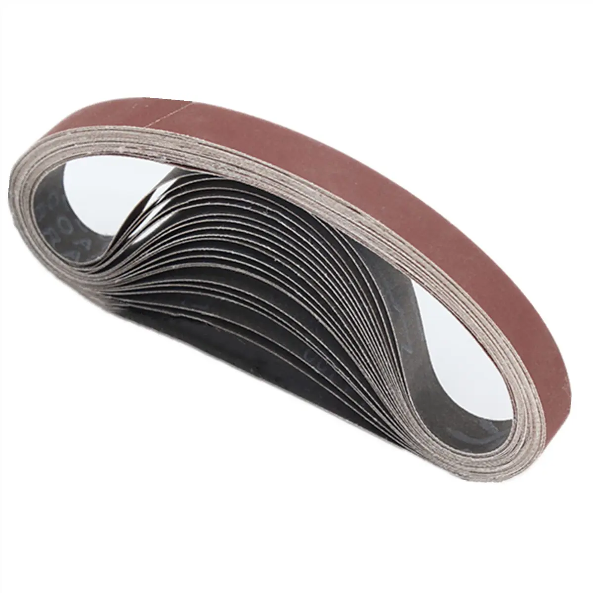 POTUINOM 50 Pack 1/2X18 Inch Sanding Belts 40 Grit | Aluminum Oxide for Fast Wood & Metal Sanding - main product image