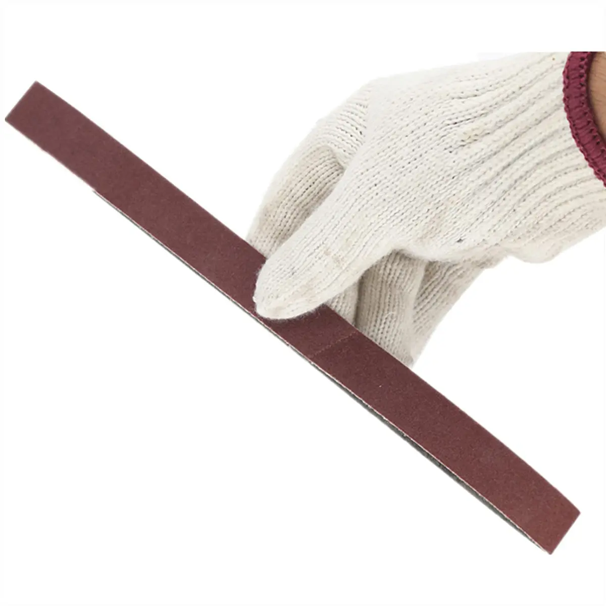 POTUINOM 50 Pack 1/2X18 Inch Sanding Belts 40 Grit | Aluminum Oxide for Fast Wood & Metal Sanding - view 3