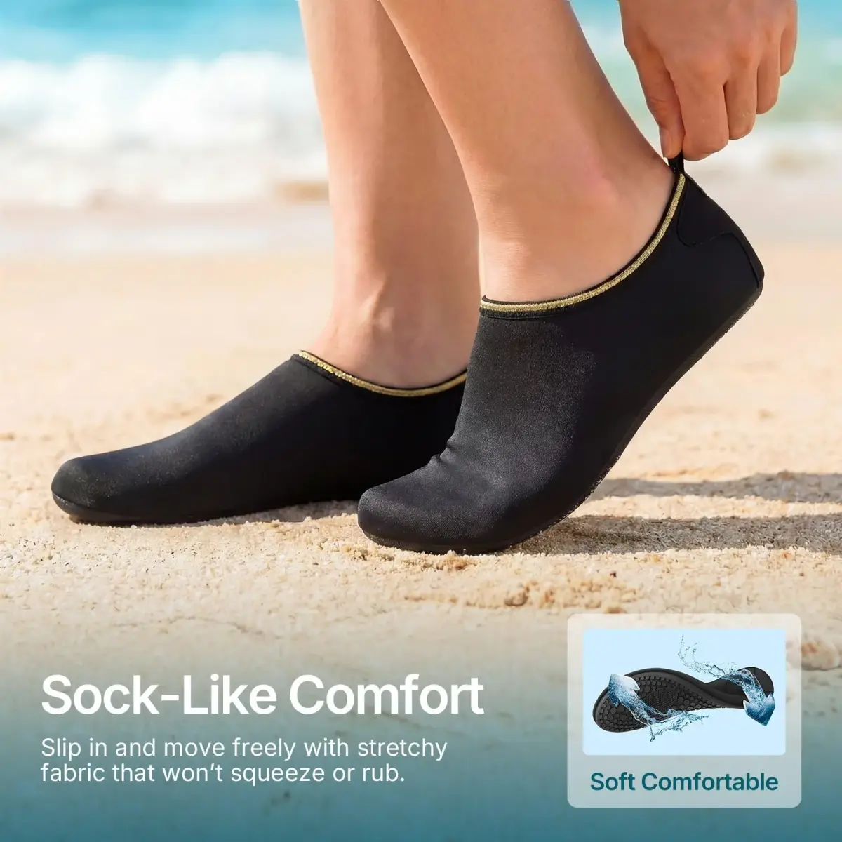 ATHMILE Quick-Dry Water Shoes for Women & Men | 25.5cm (10 Women/8.5 Men) - view 4
