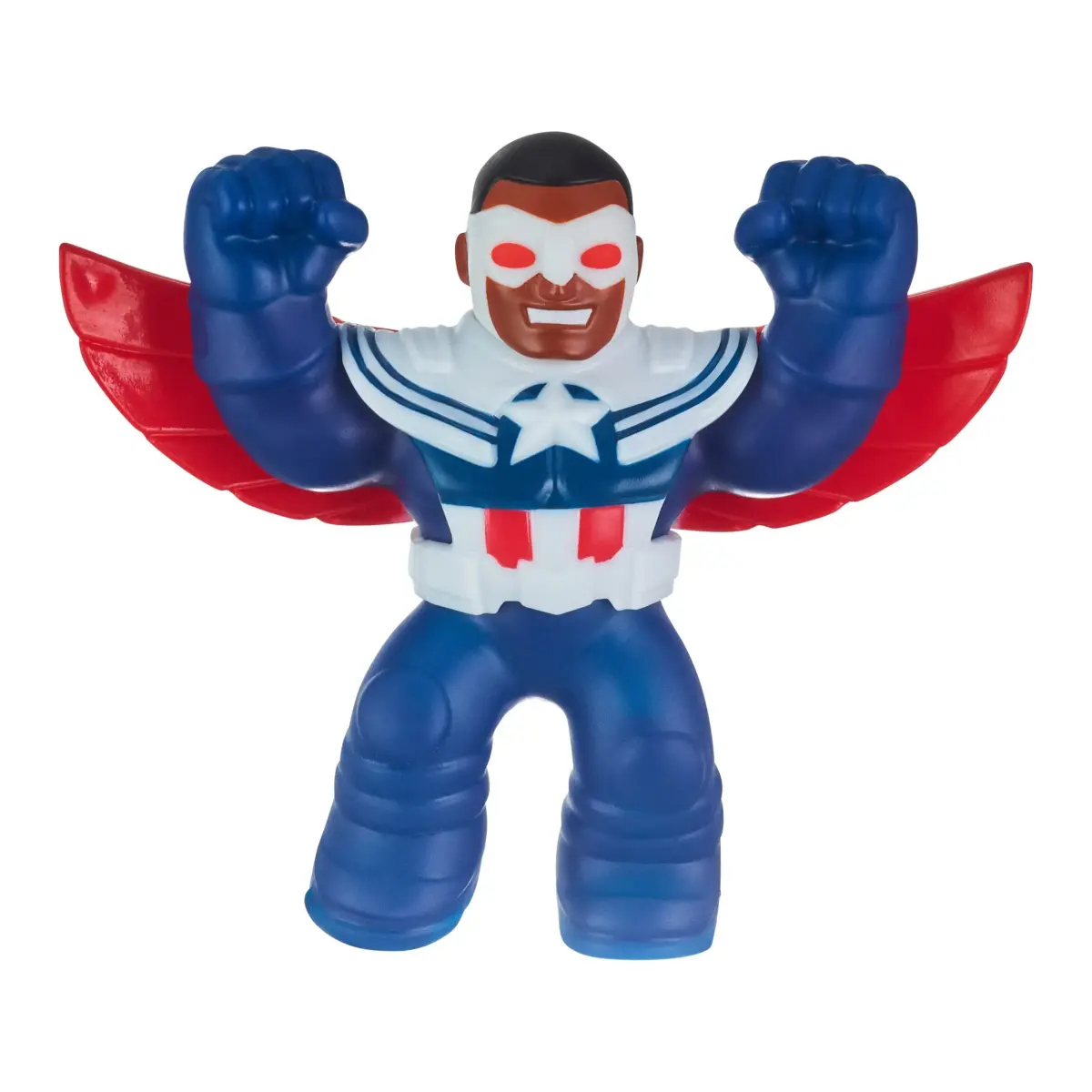 Heroes of Goo Jit Zu Marvel Captain America - Sam Wilson Squishy Toy Figure 11.43 cm (4.5 inches) | ASTM Tested - main product image