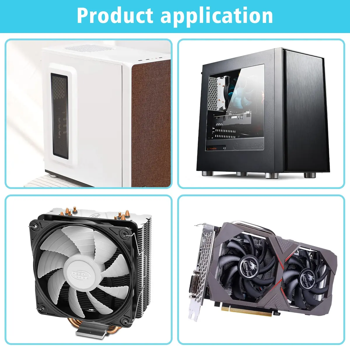 YSSHUI Magnetic PC Case Dust Mesh Filter 360x120mm (2 Pack) | Keeps PC Clean & Cool - view 7