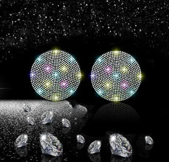 NBTEPEM Bling Car Cup Holder Coasters 2.75 inch (7 cm) Diameter, 2-Pack | Sparkle & Protect Your Car Interior - view 7