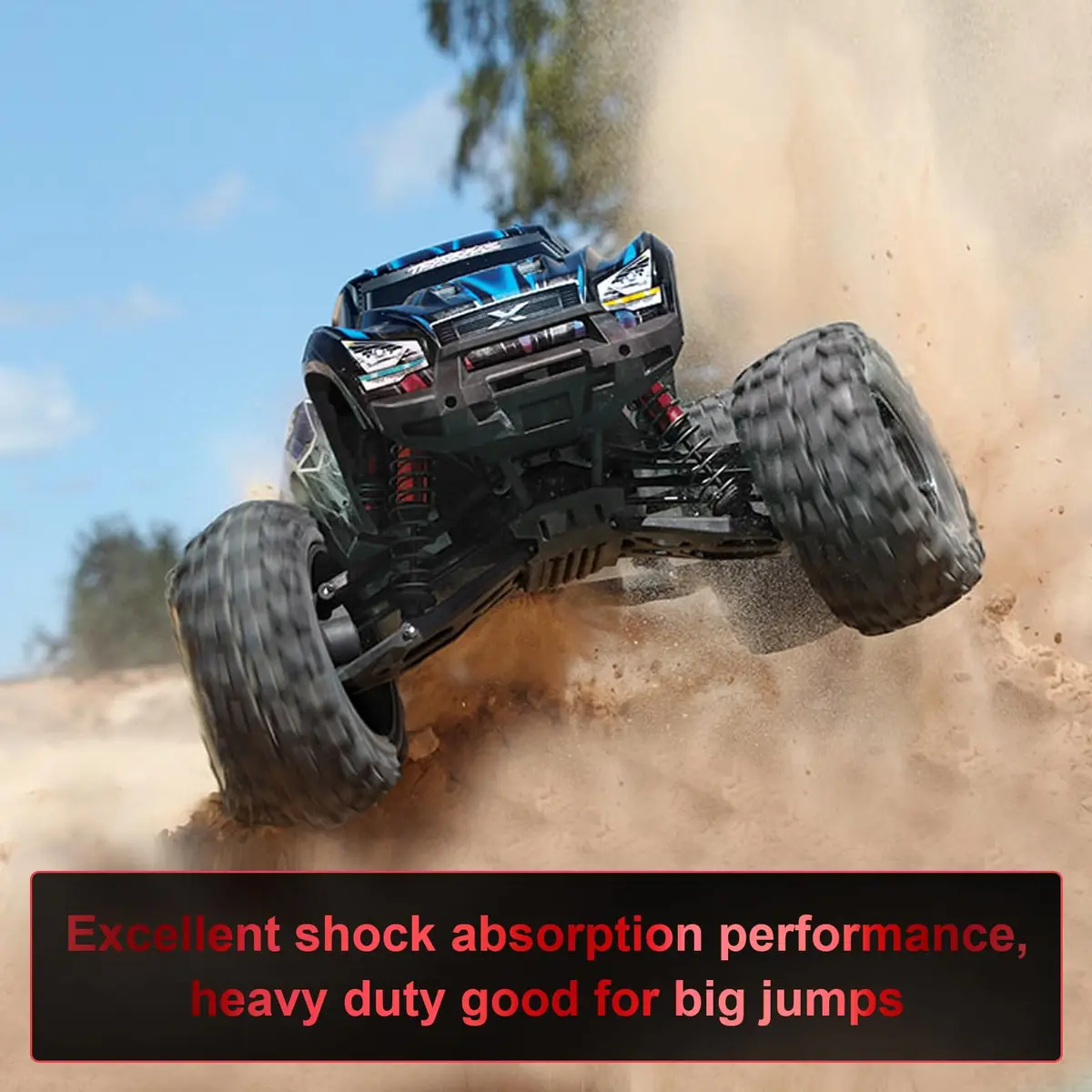 ARRAROWN 4PCS RC Car Shock Set 100mm/90mm Front & 115mm/105mm Rear | CNC Machined Alloy Upgrade - view 3