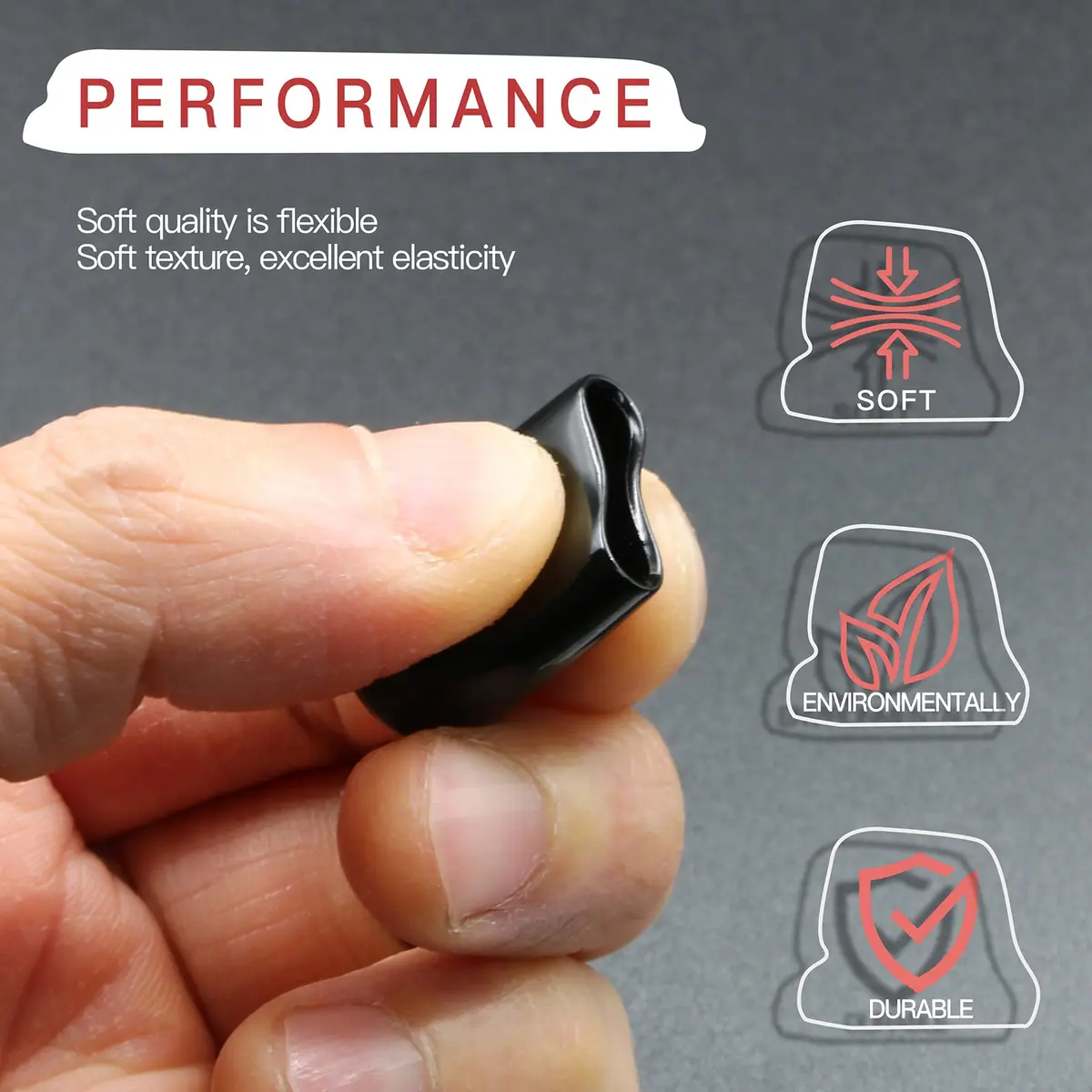 Jamiikury Rubber End Caps 12mm | Flexible Vinyl Tube Bolt Cover for Pipes & Furniture Feet - view 4