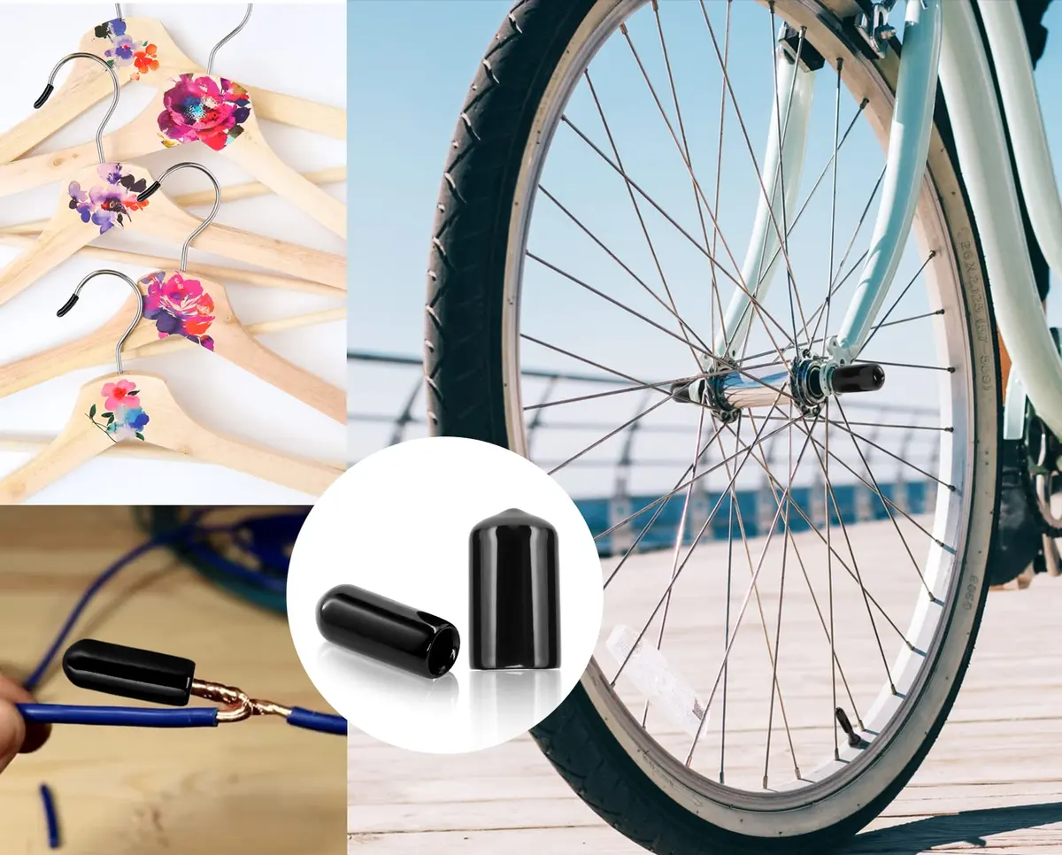 Jamiikury Screw Thread Protectors 5mm | Rubber End Caps for Bolts & Pipes (15mm length) - view 7