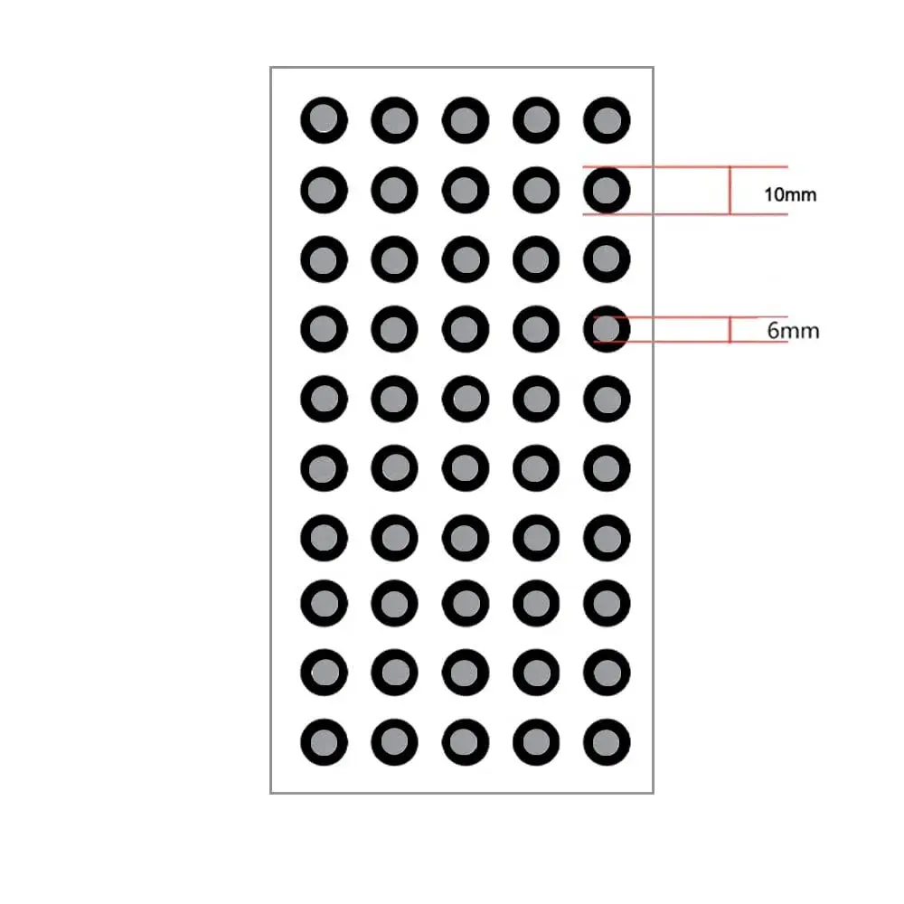 LEDGM 3D Scanning Marker 6.0 mm Inner Diameter | High Reflective Tracking Dots for 3D Scanners (200-Pack) - view 2