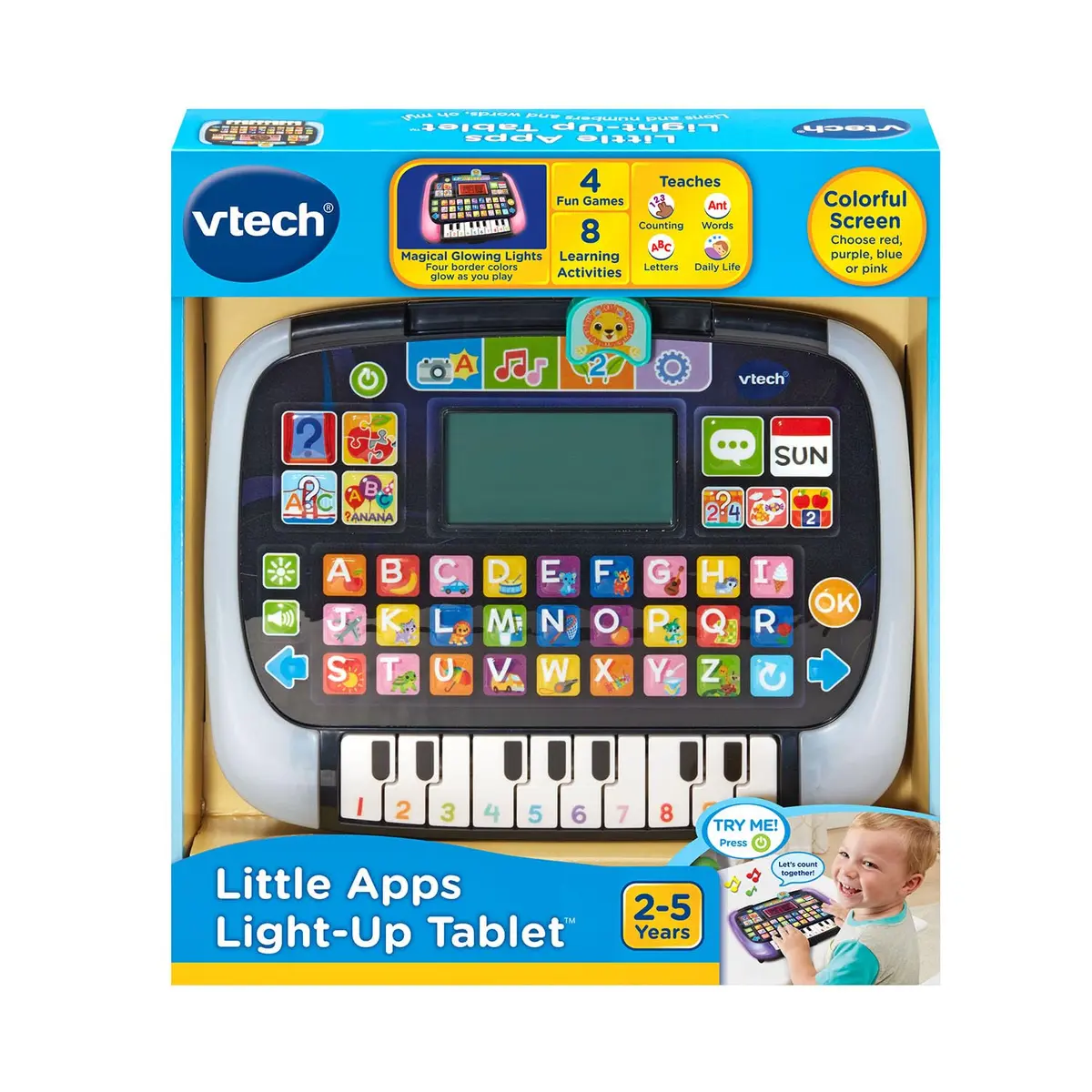 VTech Little Apps Light-Up Tablet | Interactive Learning for Ages 2-5 - view 8