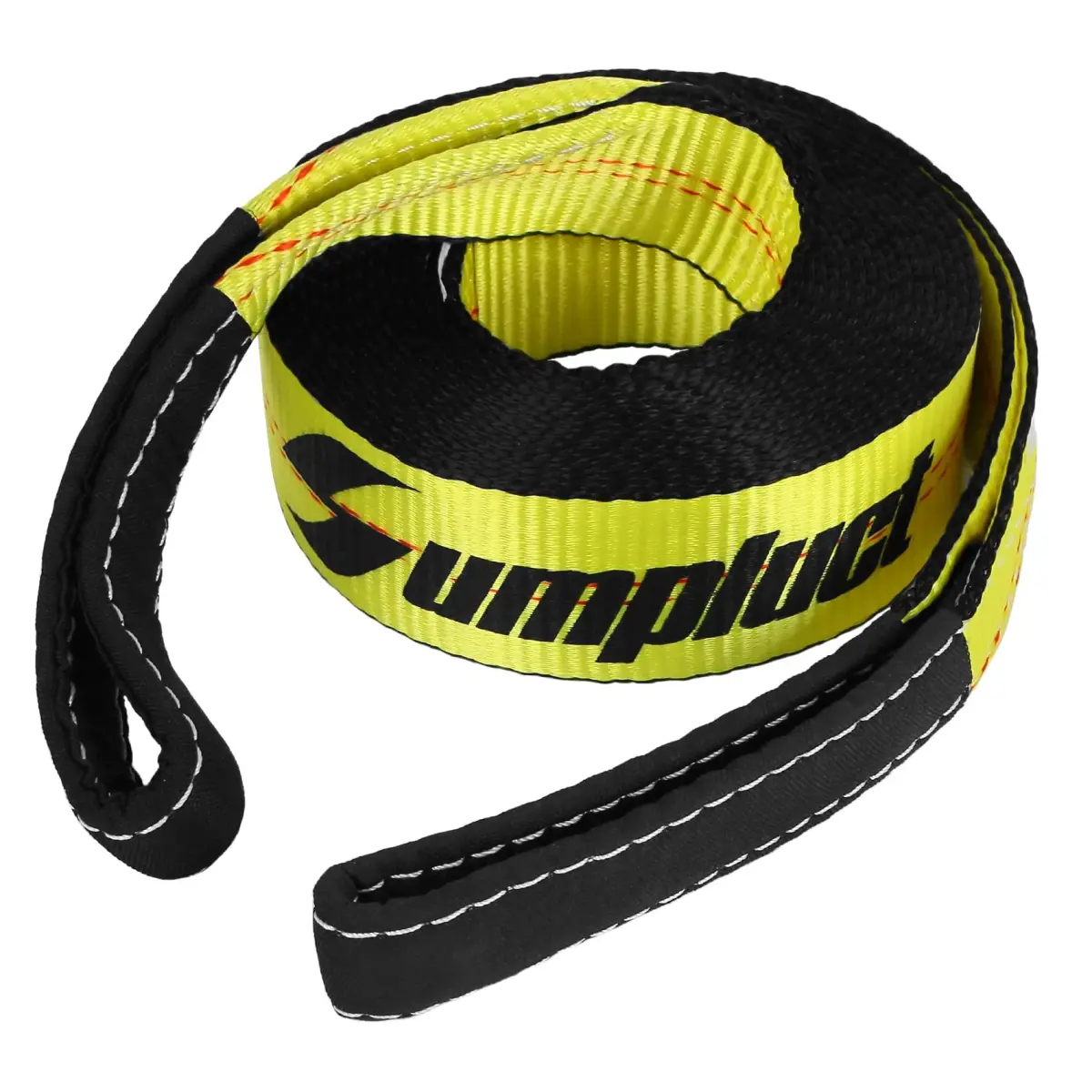 sumpluct Heavy Duty Tow Strap 2" x 20 Ft (4.54 kg / 9072 kg) | Recovery Strap with Reinforced Loops - main product image