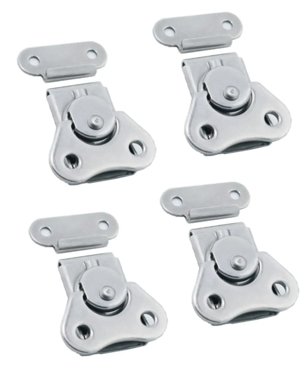 XILEWHZF 304 Stainless Steel Butterfly Twist Latch 48mm x 38mm (1.89" x 1.49") | Heavy Duty 450lbs Tension Cabinet Latch - main product image