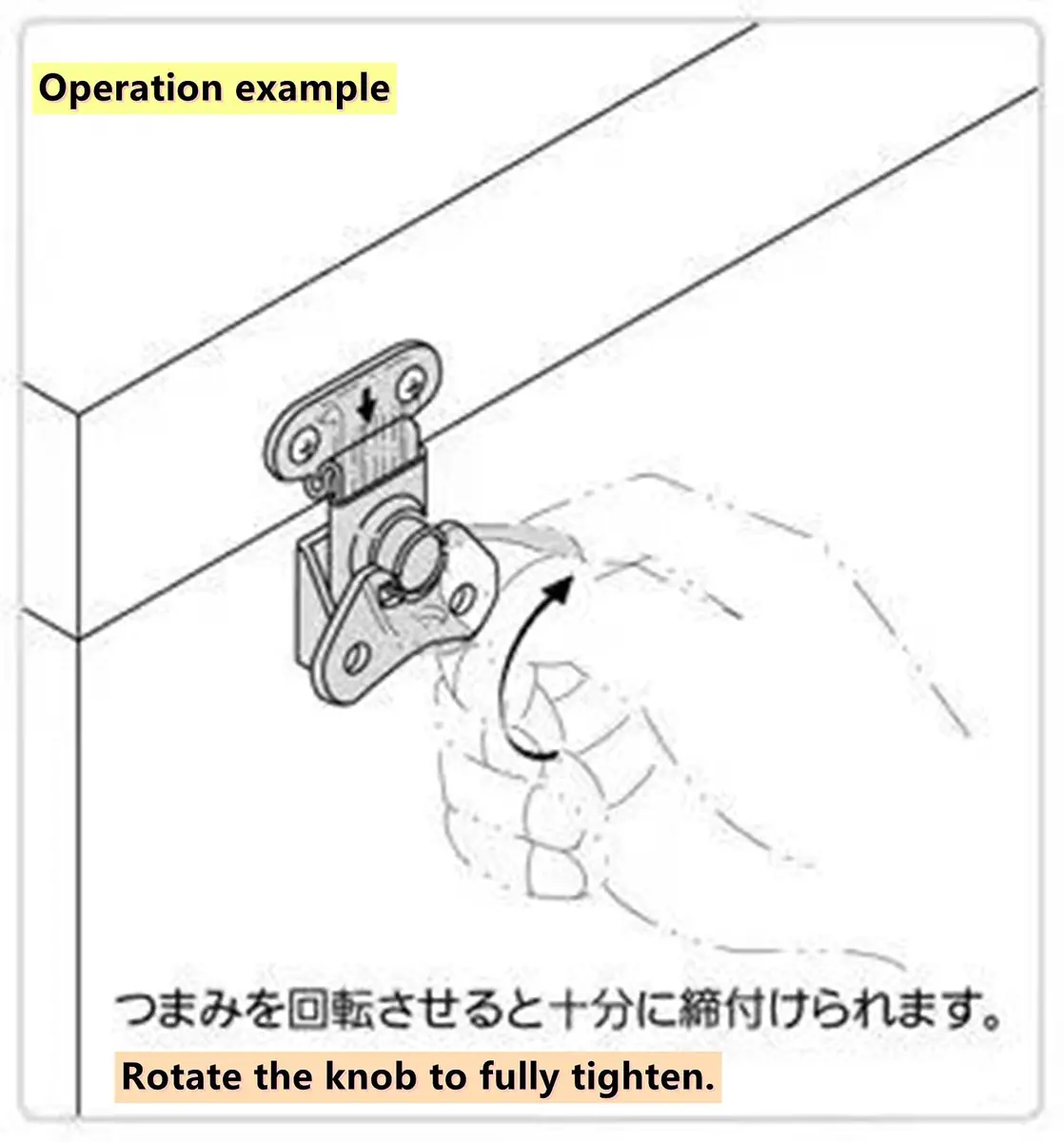 XILEWHZF 304 Stainless Steel Butterfly Twist Latch 48mm x 38mm (1.89" x 1.49") | Heavy Duty 450lbs Tension Cabinet Latch - view 3