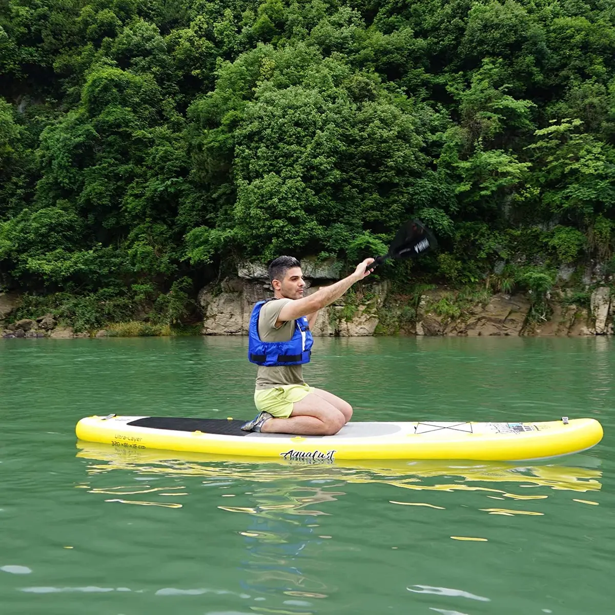 HIKULA Kayak Paddle 4 Pieces Aluminum Shaft and PP Blade 230cm | Lightweight & Adjustable for Water Sports - view 5