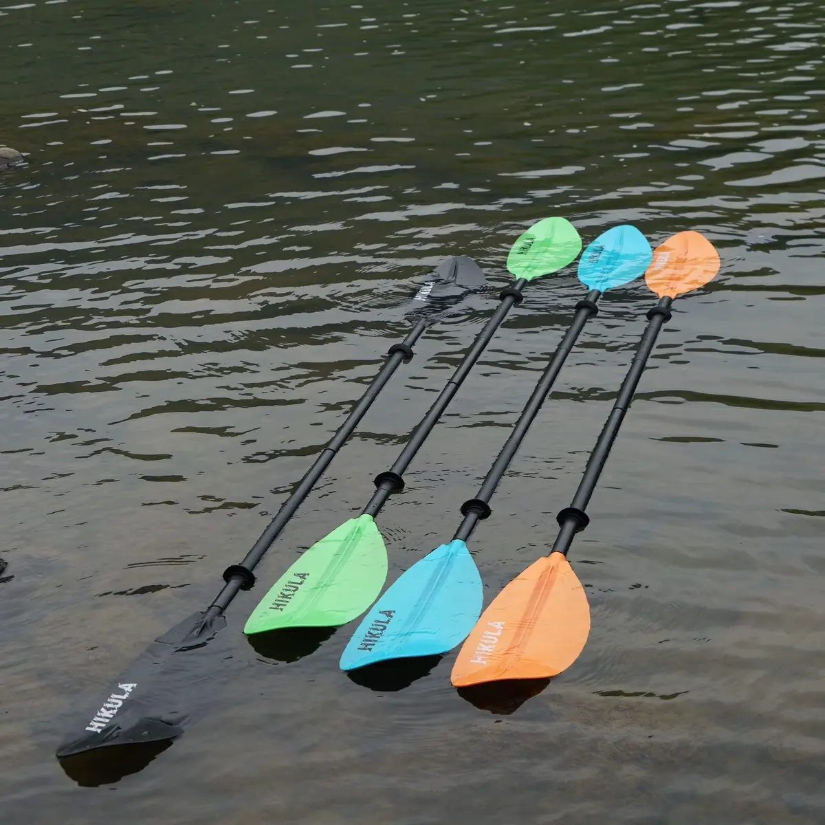 HIKULA Kayak Paddle 4 Pieces Aluminum Shaft and PP Blade 230cm | Lightweight & Adjustable for Water Sports - view 6