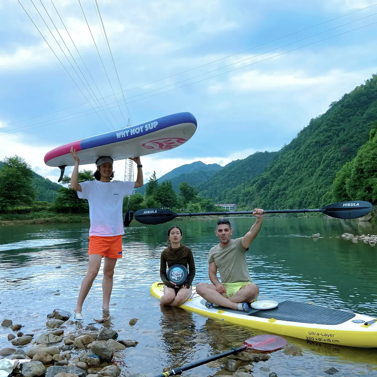 HIKULA Kayak Paddle 4 Pieces Aluminum Shaft and PP Blade 230cm | Lightweight & Adjustable for Water Sports - view 7