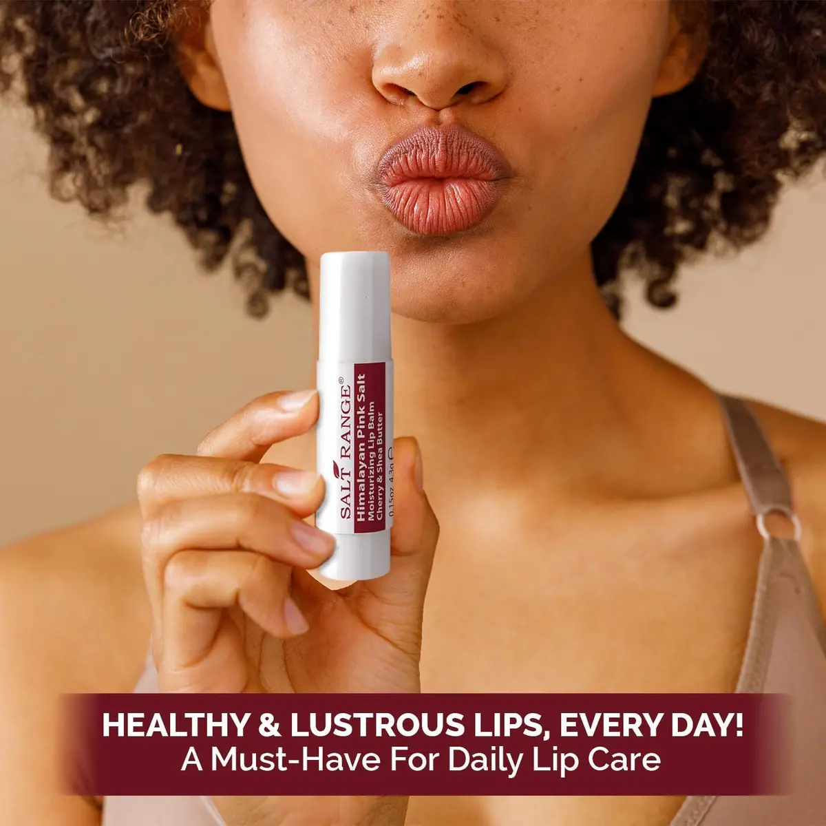 Salt Range Organic Lip Balm, Cherry & Shea Butter | Hydrating & Nourishing for Dry Lips - view 7