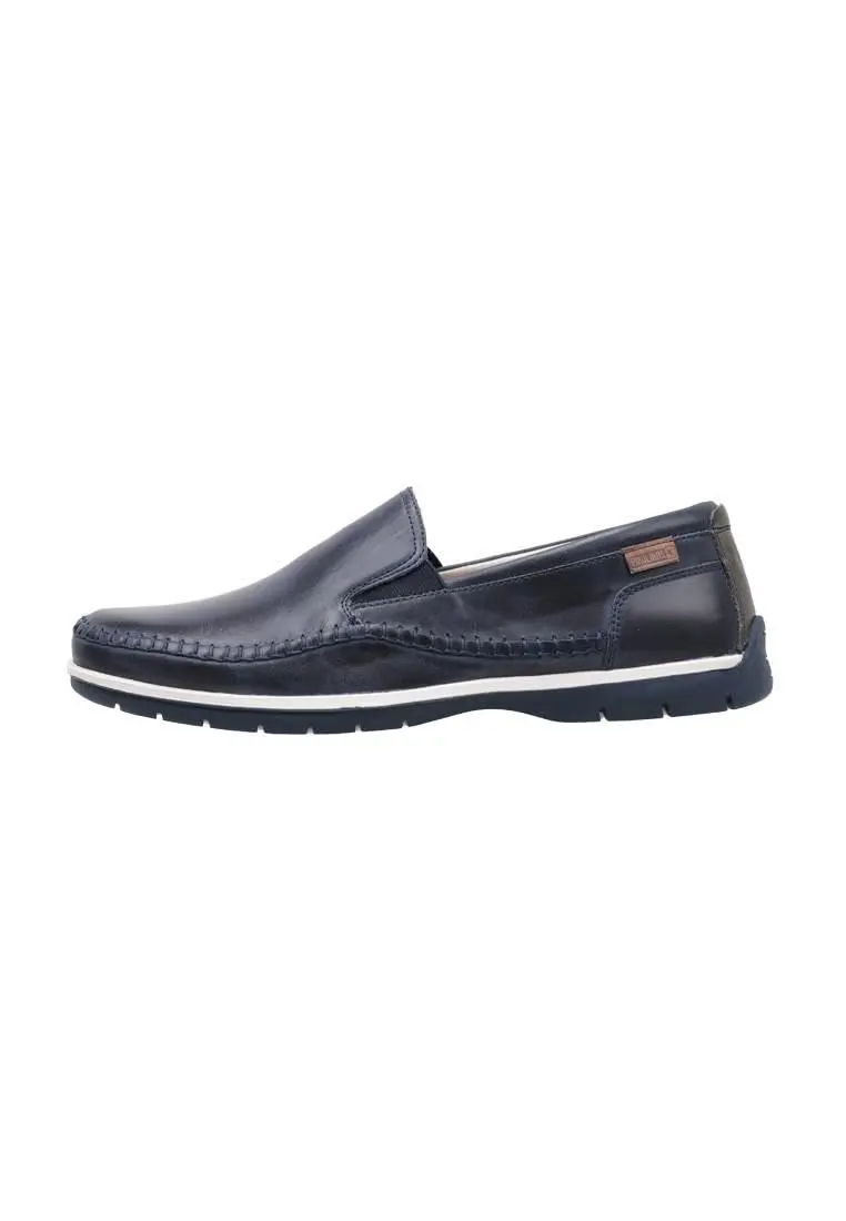 PIKOLINOS Marbella Loafers Men | Leather | Removable Insole | Blue - main product image