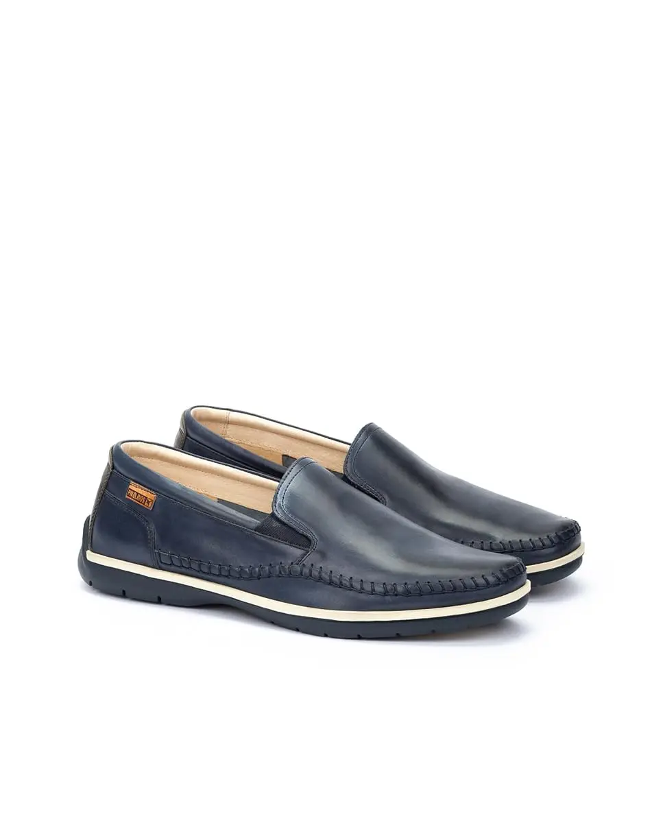PIKOLINOS Marbella Loafers Men | Leather | Removable Insole | Blue - view 6