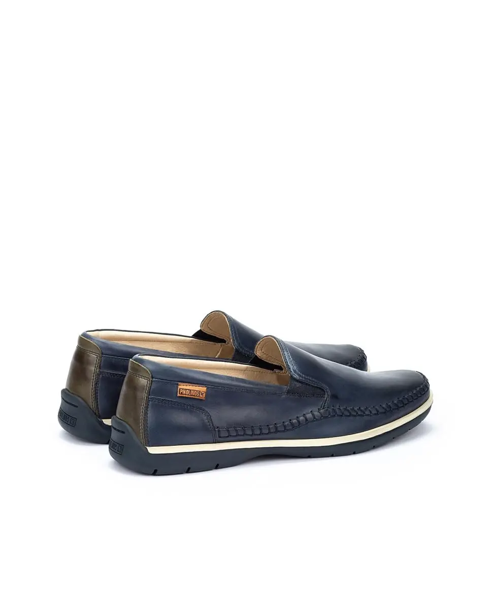 PIKOLINOS Marbella Loafers Men | Leather | Removable Insole | Blue - view 7