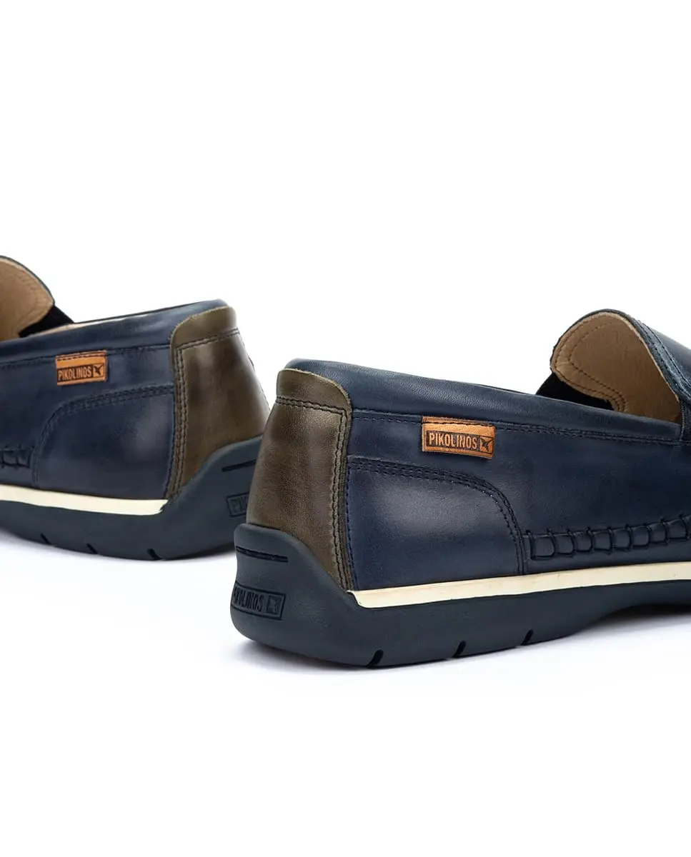 PIKOLINOS Marbella Loafers Men | Leather | Removable Insole | Blue - view 8