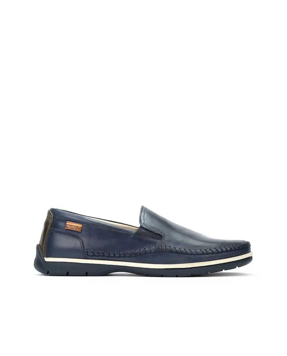 PIKOLINOS Marbella Loafers Men | Leather | Removable Insole | Blue - view 5