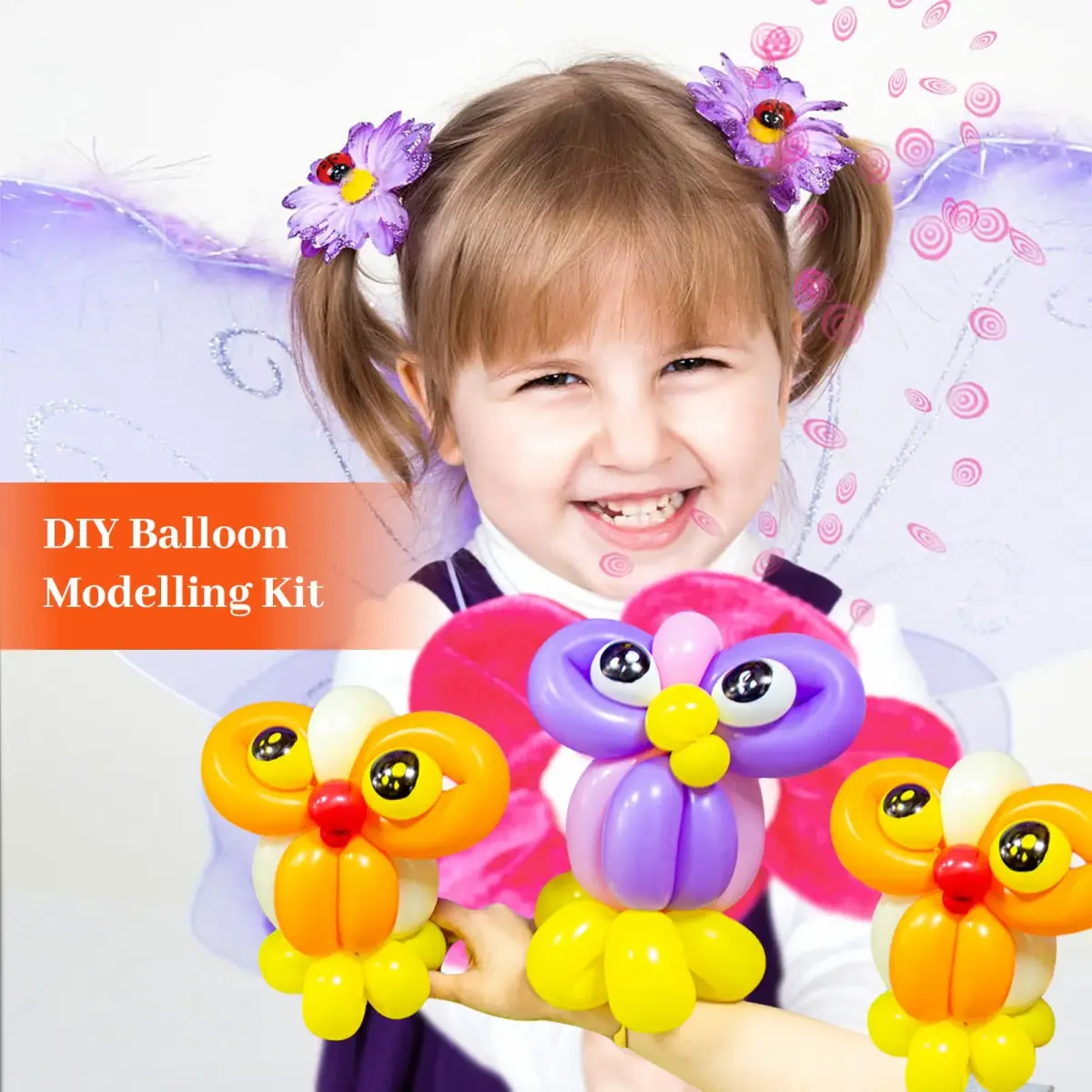 KUULBELA Long Orange 260 Balloons Kit 100 Count | Twistable Latex for Party Decor - view 5