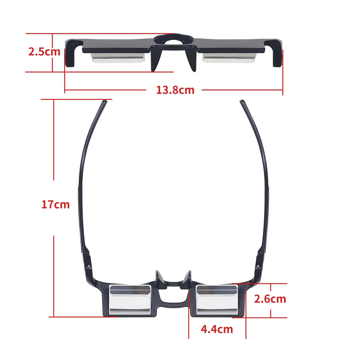 okcsc New Upgraded Reading Glasses Lying Down Bed Light | 90°Angle Prism for Neck Relief (120 chars) - view 6