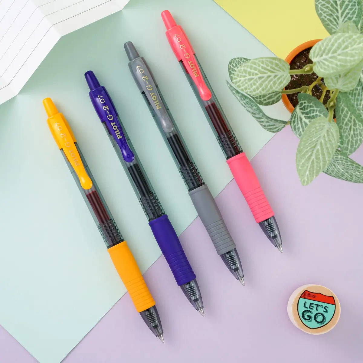 PILOT G2 Premium Gel Roller Pens, Iris Blue Ink, Fine Point 0.7mm, Pack of 12 | Longest Writing Gel Ink Pen - view 5