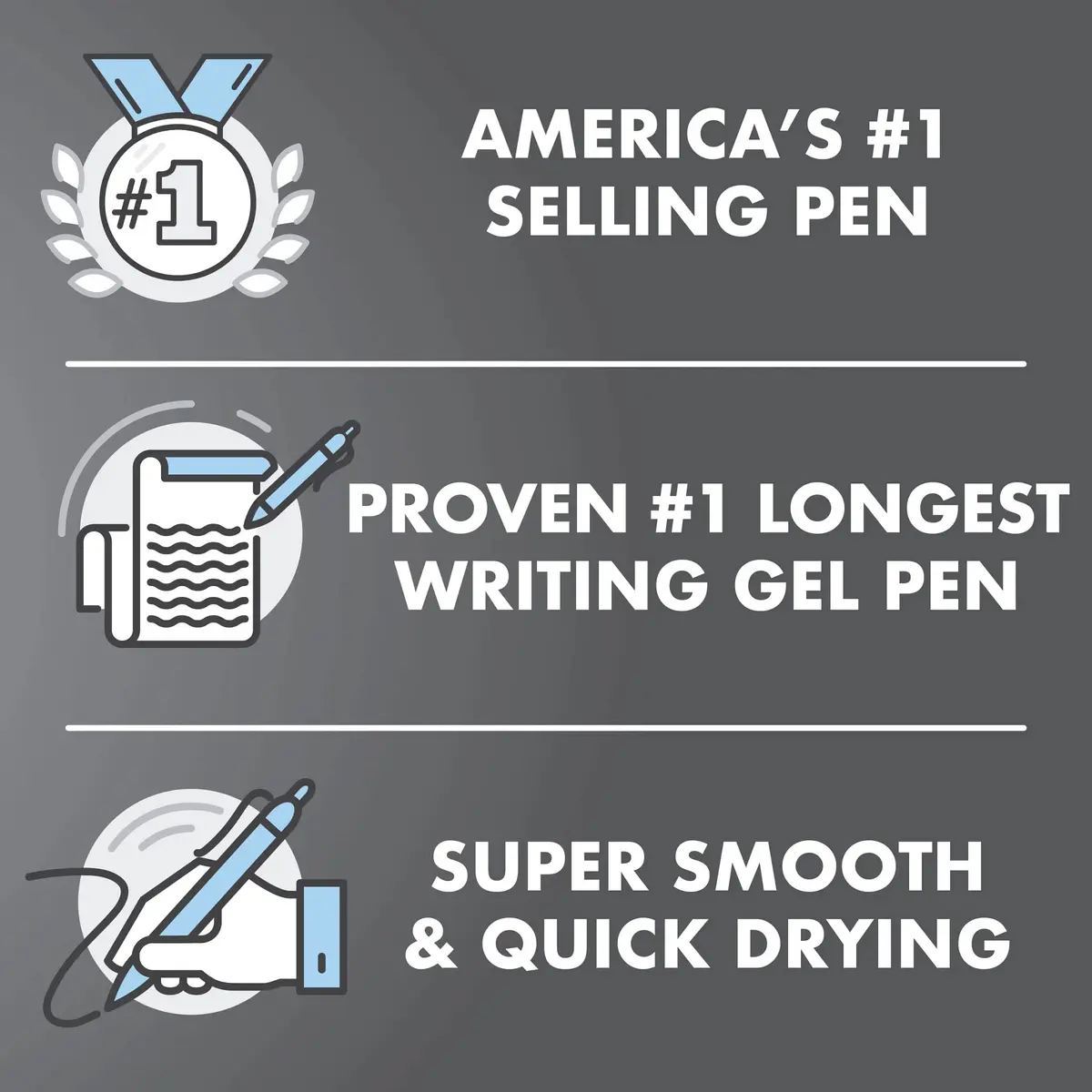 PILOT G2 Premium Gel Roller Pens, Iris Blue Ink, Fine Point 0.7mm, Pack of 12 | Longest Writing Gel Ink Pen - view 2